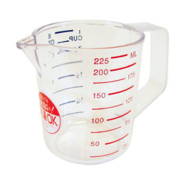 plastic measuring cup