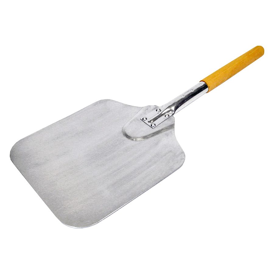 Aluminum Pizza Peel with Foldable screw Wood Handle and Pizza Spinner,CgBeHah 12” x 14”Easy Storage Pizza Spatula for Baking and Slicing Homemade Pizza Bread 