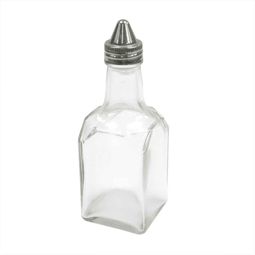 Olive Oil Dispenser Bottle Stainless Steel Condiment Vinegar Dispensing Cruets